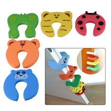 5x Baby Safety Foam Door Jammer Guard Finger Protector Stoppers Animal Designs