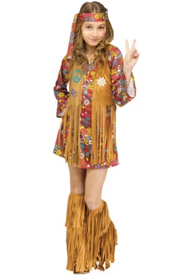 Brand New Peace and Love Hippie Child Costume - Image 1 of 2