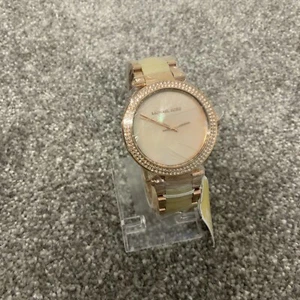 Michael Kors Parker Analogue Mother of Pearl Dial Watch MK6492 New No Box - Picture 1 of 8