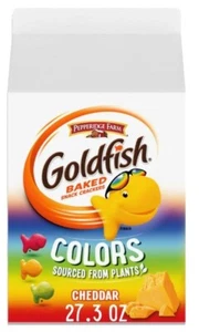 Goldfish Cheddar Cheese Crackers, 27.3 oz Carton - Picture 1 of 10