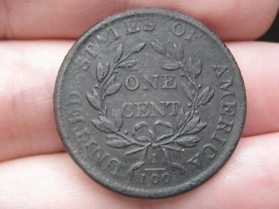 Centavo grande busto drapeado 1805 - detalles XF Foto 1 de 4