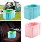 Camping Portable Folding Toilet Mobile Seat Travel Pot Toilet Car Potty Urinal