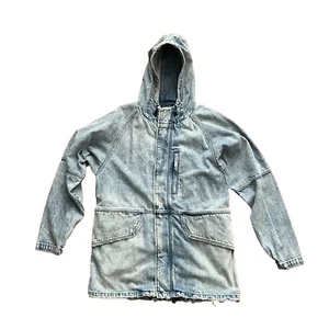 Nuevo wTags Hudson Denim Abrigo Utilitario Parka Chaqueta con Capucha Mediano-Grande - Imagen 1 de 5
