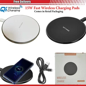 Qi 15W Wireless Charger Pad Fast Charging For Google Pixel 5/ 4/ 4 XL / 3 / 3 XL - Picture 1 of 14