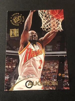1994-95 Topps Stadium Club 1st Day Issue Stacey Augmon #342 - Image 1 of 2