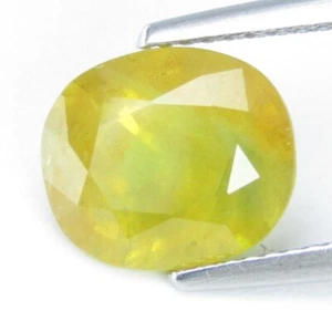 4.27Cts Amazing Natural Yellow Sapphire Oval Shape Loose Gemstone - Picture 1 of 4