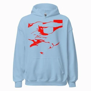  Unisex Oversized Hoodie - Soft Cotton - Casual Sporty - Size S-XXXL  - Picture 1 of 9