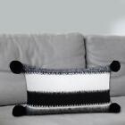 Striped Long Pillowcase Rectangle Modern Pillow Cover For Couch Bedroom