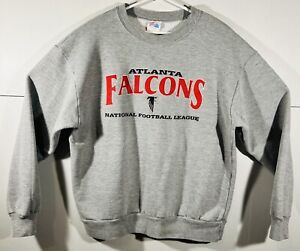 VTG Atlanta Falcons National Football League Pullover Sweatshirt Gray Sz XL USA