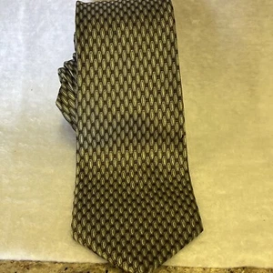 Tiffany & Co. Sage Green Brown Silk Tie  57x3.75” - Picture 1 of 6