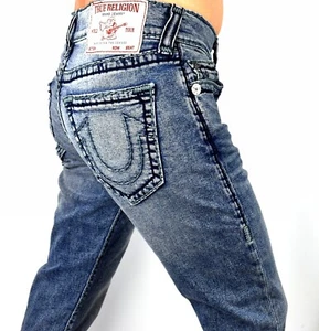 True Religion Men's Relaxed Slim Super T Jeans - 105609 Size 30x33 - Picture 1 of 9