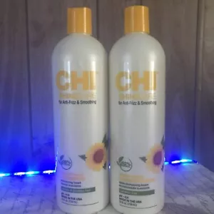 CHI ShineCare Anti-Frizz & Smoothing Shampoo & Conditioner 25 FL OZ DUO - Picture 1 of 2