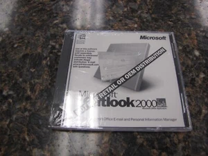 Vintage Microsoft X03-80511 Outlook 2000 CD-ROM W/Product Key - New Seal - LQ5 - Photo 1/3