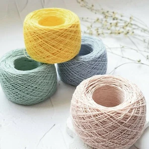Linen yarn, Lithuanian linen lace yarn, 100% Linen, in 1.8 oz balls 60+ COLORS - Picture 1 of 142