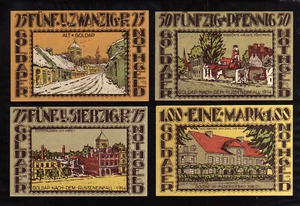 GOLDAP - GERMANY NOTGELD  -    25, 50, 75, 100 PFENNIG - Bild 1 von 2