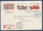 Schweiz 1943 eingetragene Pro Aero Briefmarke FDC