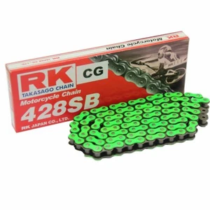 RK Set Cadenas Reforzado Verde Suzuki Ts 125 Año Fab. 73-77 - Imagen 1 de 1