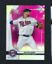 2020 Bowman Sterling BPR-8 Prospects Magenta Refractor Royce Lewis /75 MINT