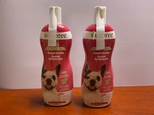NEU 2er Pack Espree Simple Soothe 2 in 1 Haferflocken Shampoo Conditioner + Aloe für Hunde - Bild 1 von 4