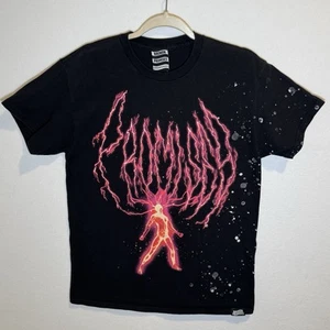 Broken Promises Brain Power Splatter Zumiez Black T-Shirt Size Medium - Picture 1 of 8