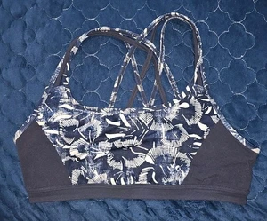 Women's Blue Athleta Sports Bra/Top Size Large - Picture 1 of 7