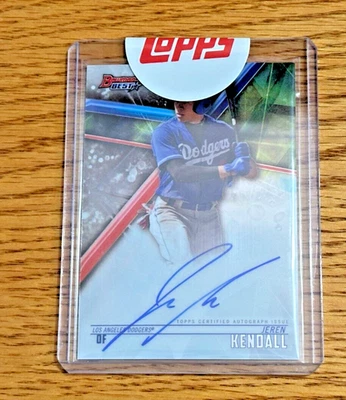 JEREN KENDALL 2018 Bowman's Best #B18-JK Prospects Best Of 2018 Sealed Auto - Image 1 of 2