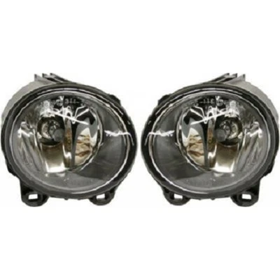 Par de luces antiniebla redondas transparentes para conductor y pasajero BMW 535i GT 2010-2017 Foto 1 de 4