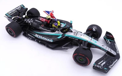 MINICHAMPS MERCEDES W15 L HAMILTON WINNER BRITISH GP 2024 SCALA 1-18 F1 - Immagine 1 di 4