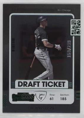 2021 Panini Contenders Draft Ticket Green /299 Tim Anderson #90 - Image 1 of 2