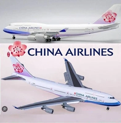 JC Wings 1/400 XX4475A Boeing 747-400 China Airlines B-18212 Flaps Down - Immagine 1 di 4