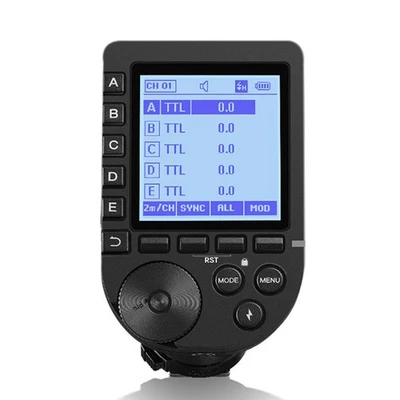  QPRO-S TTL HSS  Flash Trigger 1/8000s with LCD Screen for  Camera K9M67599 - Image 1 of 4