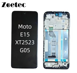 Motorola Moto E15 XT2523 Ersatz LCD Touchscreen Display Digitizer + Rahmen - Bild 1 von 4