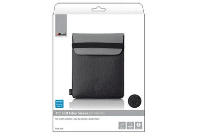 SLEEVE FOR IPADS & 10" TABLETS, ETC. SOFT TOUCH FIBRE, TRUST 18368 - Image 1 of 4