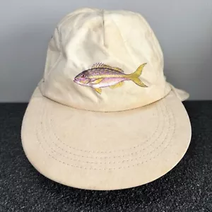 Vintage Wide Brim Bill Sun Fishing Hat Amalgamated Textile Workers Union Medium - Picture 1 of 15