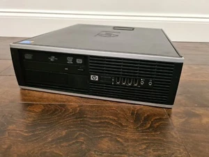 HP Compaq 8000 Elite SFF Desktop Intel Core 2 Quad E8400 4GB 250GB HDD Win 7 Pro - Picture 1 of 8