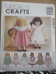 McCall's Crafts Schnittmuster #9207 für 18" Puppen - Bild 1 von 1