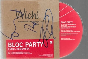 BLOC PARTY - i still remember  -   SIGNED - Autogramm -  INCL CD  - Picture 1 of 1