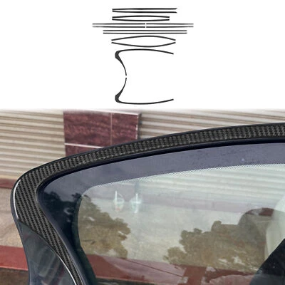 Real Carbon Fiber Window Trim Trim For 14-20 Infiniti Q50 - Imagem 1 de 4