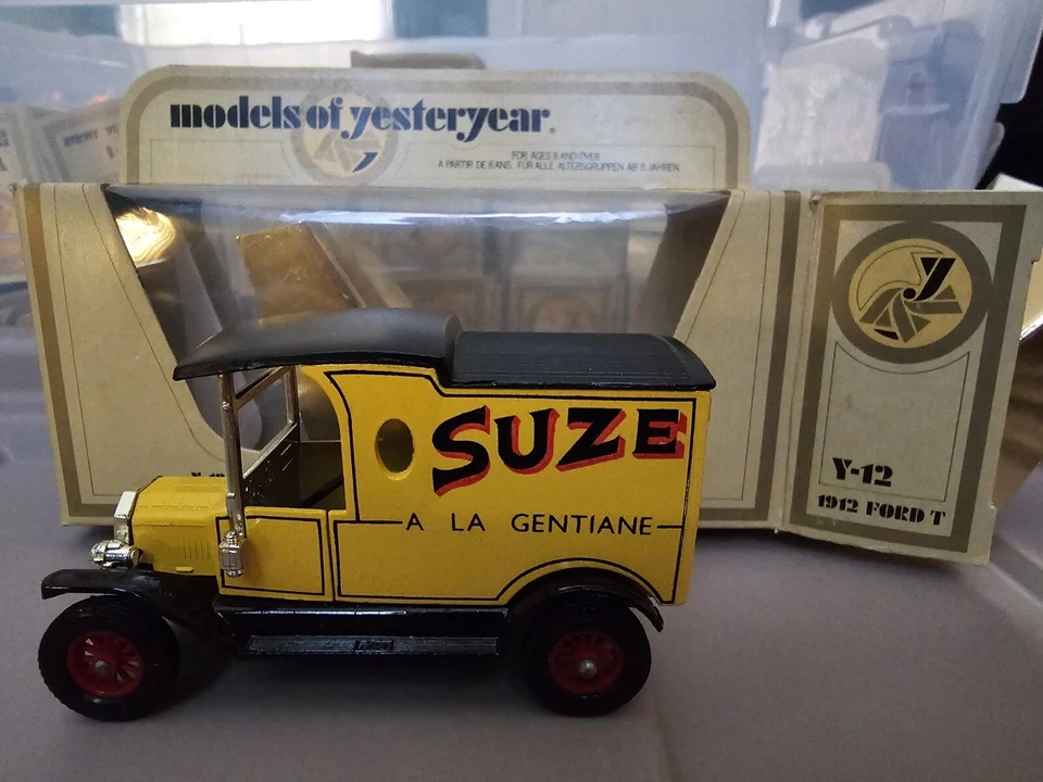 Спичечный коробок модели прошлых лет Y-12 Ford модель T Suze A La Gentiane грузовик - Изображение 1 из 4