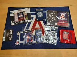 Arizona Wildcats 9-Piece Gift Set, Rug Flags Coasters Purse Key Chain, Magnet - Picture 1 of 10