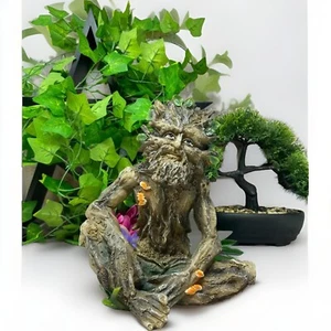 Tree Man Figurine Fantasy Green Man Collection Garden Ornament Sculpture Pagan - Picture 1 of 2
