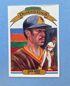 1982 Donruss Baseball Ozzie Smith Diamond Kings #21 HOF San Diego Padres