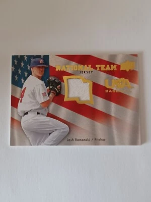 2008 Upper Deck Baseball National Team Jersey Relic Josh Romanski # USA-JR - Image 1 of 2