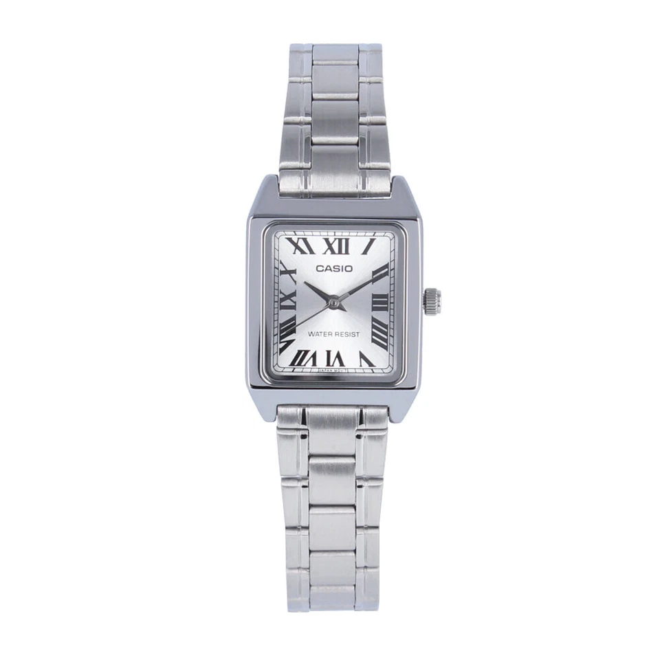 CASIO QUARTZ LTP-V007D-7B LTP-V007 LTP Quartz Analog Silver Silver