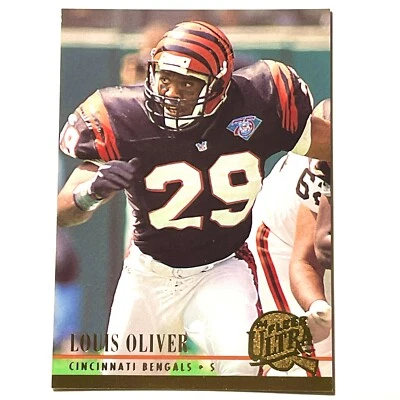 Louis Oliver 1994 Fleer Ultra NFL Card #358 Cincinnati Bengals Football - Image 1 of 2
