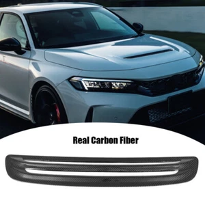Dry Carbon Fiber Hood Vent Air Scoop Trim Cover for Civic Type R FL5 2023-2024 - Bild 1 von 12