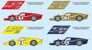 Decals Ford MkIV Le Mans 1967 1:32 1:24 1:43 1:18 64 87 GT40 MkII calcas - Picture 1 of 5