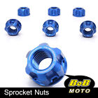 SPOKE6 Rear Sprocket Nuts x6 Fit GPZ900R 84-94 KR1-KR1S 250 All Years