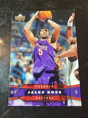 2004-05 Upper Deck #187 Jalen Rose  - Image 1 of 2