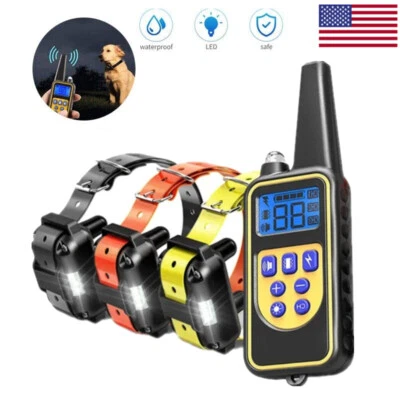 Cerca eléctrica inalámbrica para perros sistema de contención de mascotas collar de choque para 1/2/3 perro Foto 1 de 4